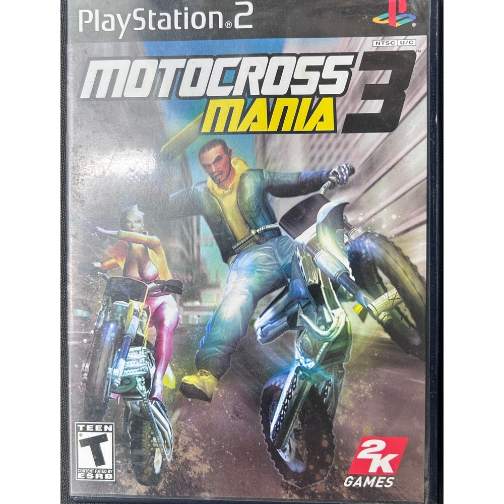 Motocross Mania 3 Sony PlayStation 2 PS2 2005 2K Games Racing NTSC SLUS 21229